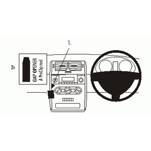 ClicOn No Holes Dash Mount for Mercedes Benz A-Class 05-12