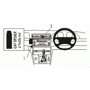 ClicOn No Holes Dash Mount for BMW 3 Series M3 E46 98-04