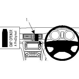 ClicOn No Holes Dash Mount for Skoda Superb 09-14