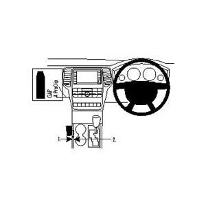 ClicOn No Holes Dash Mount for Jeep Grand Cherokee 11-14