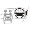 ClicOn No Holes Dash Mount for Audi A3 03-12