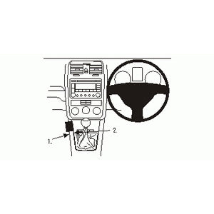 ClicOn No Holes Dash Mount for Volkswagen Jetta 06-10