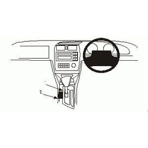 ClicOn No Holes Dash Mount for Toyota Avalon 97-99