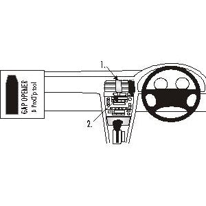 ClicOn No Holes Dash Mount for Lexus ES Series 97-01