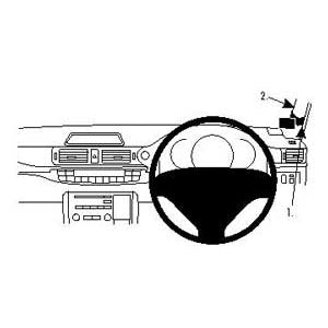 ClicOn No Holes Dash Mount for Lexus CT Series 11-14