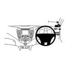 ClicOn No Holes Dash Mount for Hyundai Veloster 12-14
