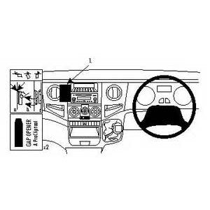 ClicOn No Holes Dash Mount for Iveco Daily 06-14