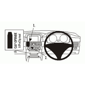 ClicOn No Holes Dash Mount for BMW 5 Series M5 E60 04-10