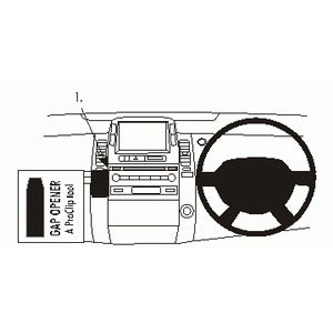 ClicOn No Holes Dash Mount for Toyota Prius 04-09