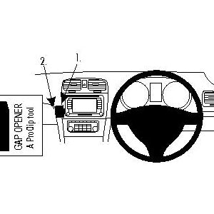 ClicOn No Holes Dash Mount for Volkswagen Golf VI 09-12