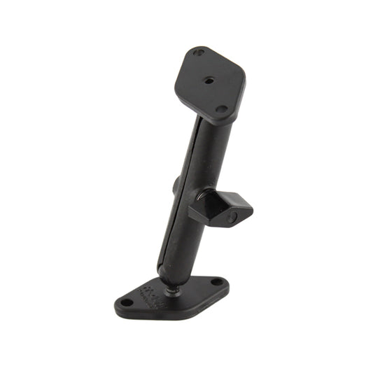 RAM Long Double Socket Arm and 2 Diamond Bases with AMPs hole pattern Ball Mount (RAM-A-101U-B)