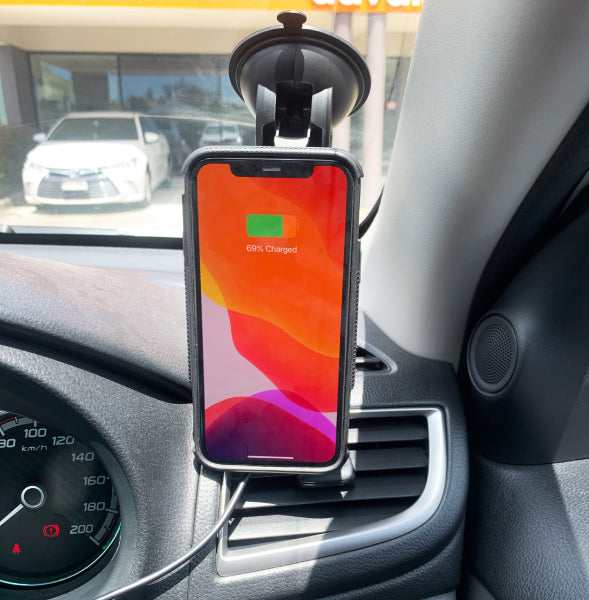 Strike Snap Wireless Charging Magnetic Car Phone Holder DIY