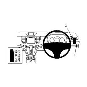 ClicOn No Holes Dash Mount for Honda CR-V 12-14