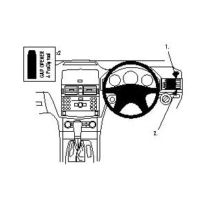 ClicOn No Holes Dash Mount for Mercedes Benz C-Class (180-320) 07-10