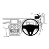ClicOn No Holes Dash Mount for Mercedes Benz B Class 12-14
