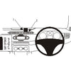 ClicOn No Holes Dash Mount for Alfa Romeo Giulietta 10-14