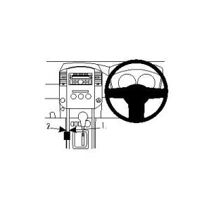 ClicOn No Holes Dash Mount for Nissan Navara D40 11-14