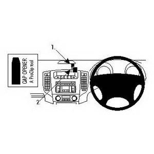 ClicOn No Holes Dash Mount for Mitsubishi Pajero 07-19
