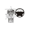 ClicOn No Holes Dash Mount for Hyundai Santa Fe 06-12