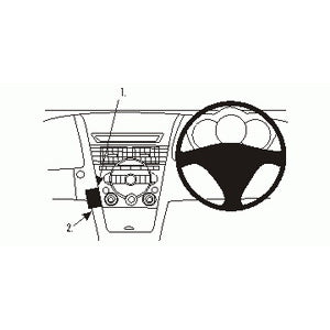 ClicOn No Holes Dash Mount for Mazda RX 8 03-08