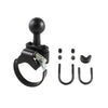 RAM Rail Base with Zinc Coated U-Bolt ATV/UTV Strap & Ball for Rails (RAM-231Z-2U)
