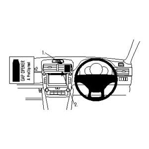 ClicOn No Holes Dash Mount for Toyota Camry 12-14