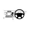 ClicOn No Holes Dash Mount for Land Rover Range Rover 02-12