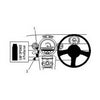 ClicOn No Holes Dash Mount for Mini One 07-14