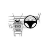 ClicOn No Holes Dash Mount for Mercedes Benz C-Class (180-320) 11-14
