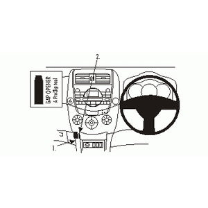 ClicOn No Holes Dash Mount for Toyota RAV 4 06-12