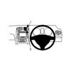 ClicOn No Holes Dash Mount for Volkswagen Golf VI 09-12