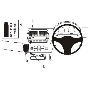 ClicOn No Holes Dash Mount for BMW Z4 03-08