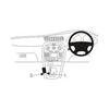 ClicOn No Holes Dash Mount for Jaguar X-Type 01-10