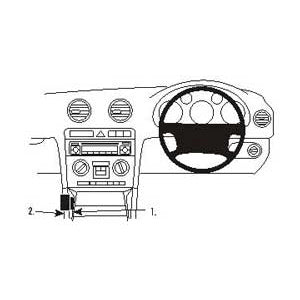 ClicOn No Holes Dash Mount for Audi A3 03-12