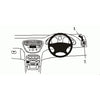 ClicOn No Holes Dash Mount for Peugeot 607 01-10
