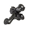 RAM Suction Cup Base with Double Socket Arm & 2.5" Round Base (RAP-365-101U)