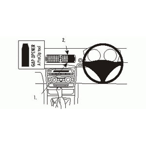 ClicOn No Holes Dash Mount for BMW 1 Series 05-11