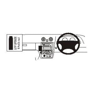 ClicOn No Holes Dash Mount for Mazda MX5 98-05