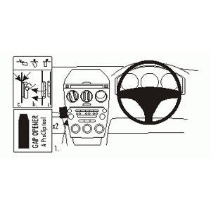 ClicOn No Holes Dash Mount for Mazda 6 02-07