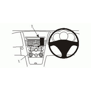 ClicOn No Holes Dash Mount for Mazda RX 8 03-08