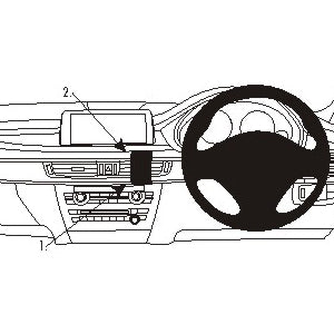 ClicOn No Holes Dash Mount for BMW X5 14-14