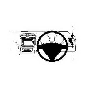 ClicOn No Holes Dash Mount for Volkswagen Golf VI 09-12