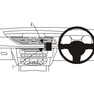 ClicOn No Holes Dash Mount for Audi A6 11-14