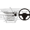 ClicOn No Holes Dash Mount for Audi A6 11-14