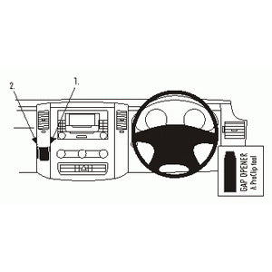 ClicOn No Holes Dash Mount for Volkswagen Crafter 07-14 and Mercedes Benz Sprinter 07-18