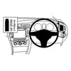 ClicOn No Holes Dash Mount for Volkswagen Golf VII 13-14