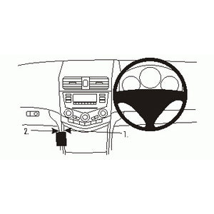 ClicOn No Holes Dash Mount for Honda Accord 03-07