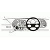 ClicOn No Holes Dash Mount for Saab 9-3 98-02