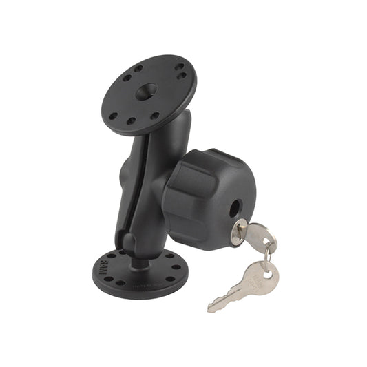 RAM® Double Ball Mount with Key Lock Knob (RAM-B-101LU)