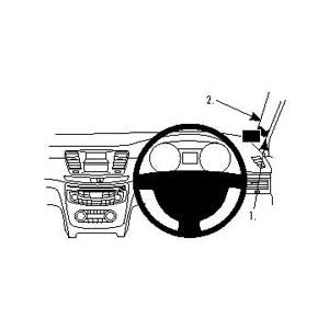 ClicOn No Holes Dash Mount for Peugeot 508 11-14
